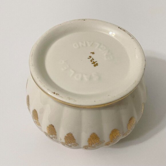 Vtg Sadler England Fruit Flower Sugar Bowl - Picture 8 of 12